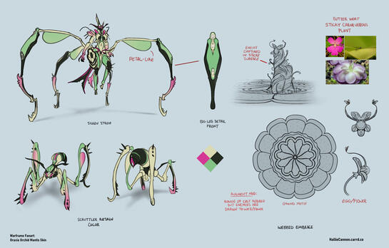 Warframe Fanart: Oraxia Skin abilities