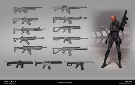 Black Wing: Strike Team Alpha Tech Marine Weapon