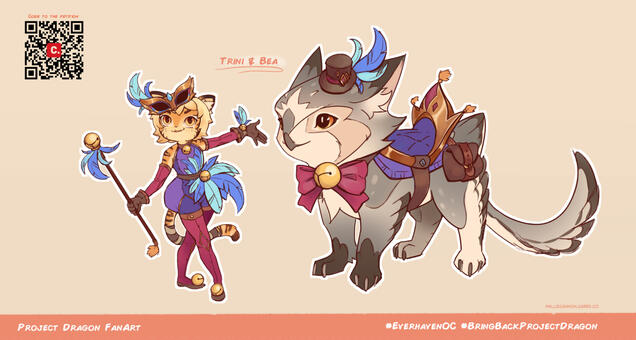 Fanart: Project Dragon, Character & Mount Design