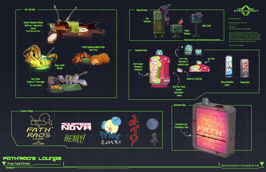 Star Ascent: Alien Bar Props