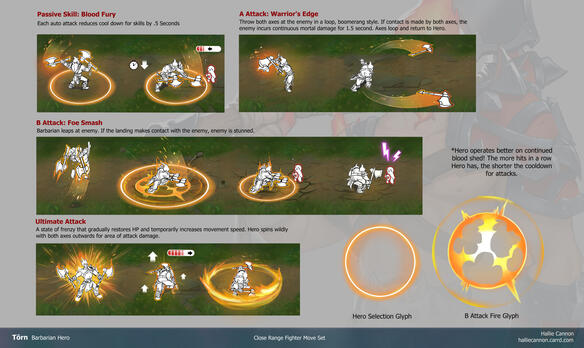 Chaos Barbarian Moves & Abilities