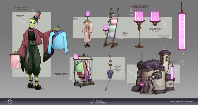 Star Ascent: Uulian Clothes and Tailor callouts