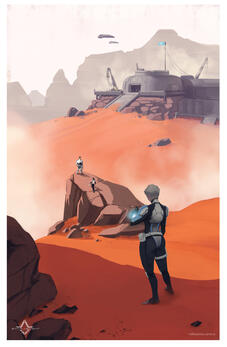 Star Ascent: Mood study